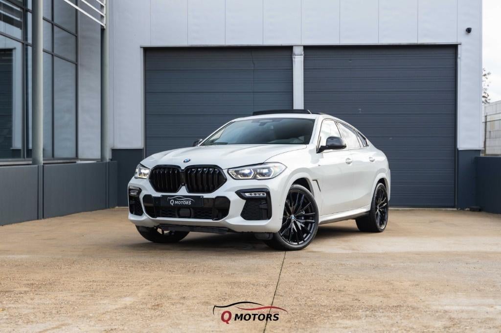 BMW X6 M X6 M50d/PANO-LASER-360-KEYLESS-ACC-HUD-SKY-BTW, Auto's, Automaat, 2993 cc, USB, Wit