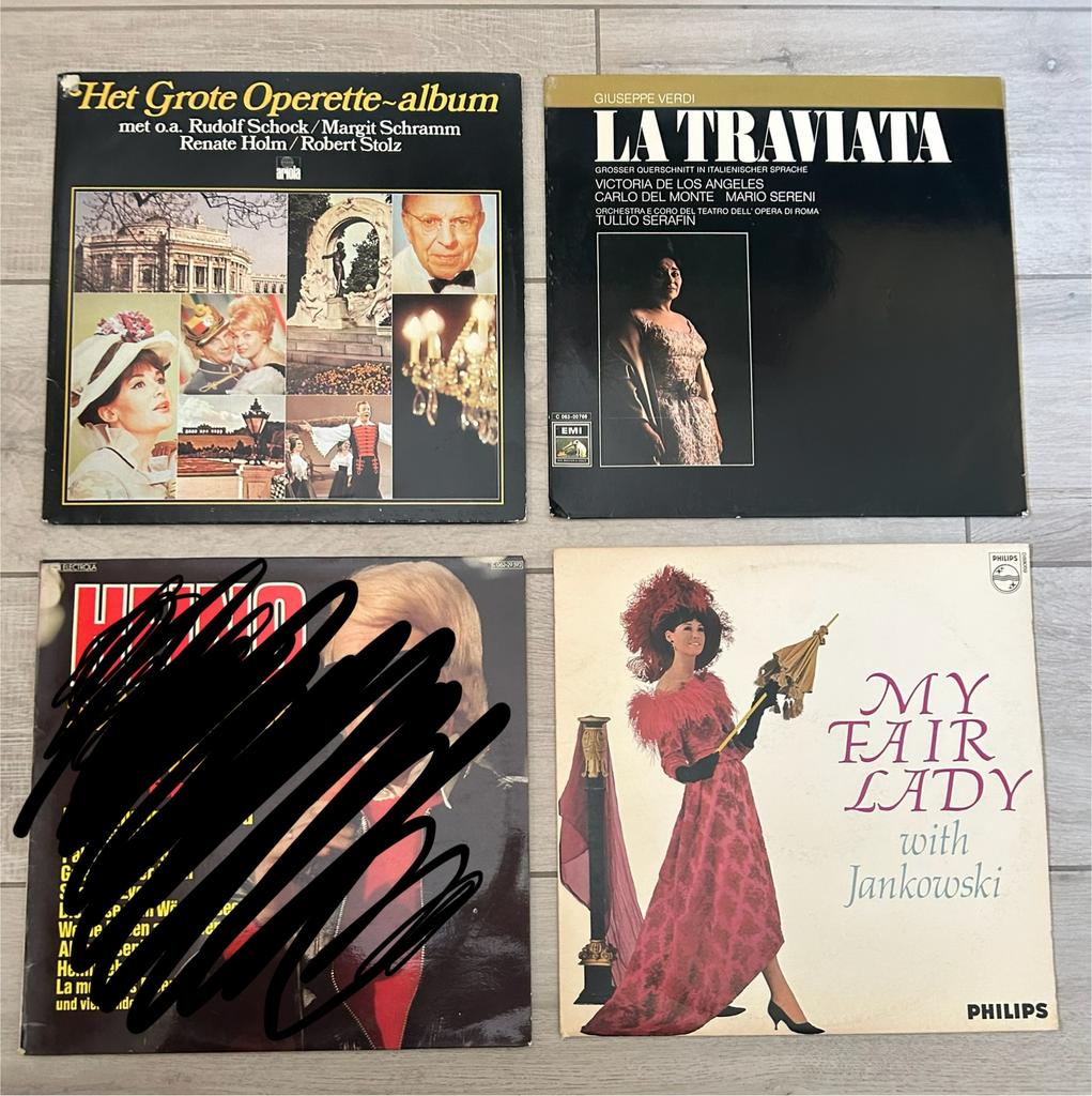 3 vinyl LP’s operette, Ophalen of Verzenden, Gebruikt, 12 inch, Opera of Operette