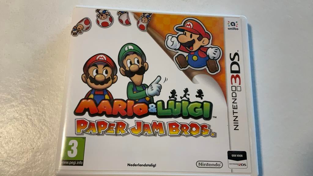 Mario & Luigi: Paper Jam Bros., 3DS, Games en Spelcomputers, Games | Nintendo 2DS en 3DS, Zo goed als nieuw, Overige genres, 1 speler