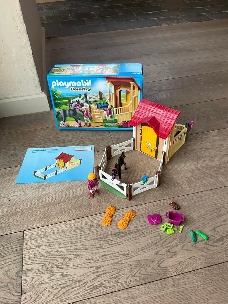 Playmobil 6934 Arabier met paardenbox, Ophalen of Verzenden, Zo goed als nieuw