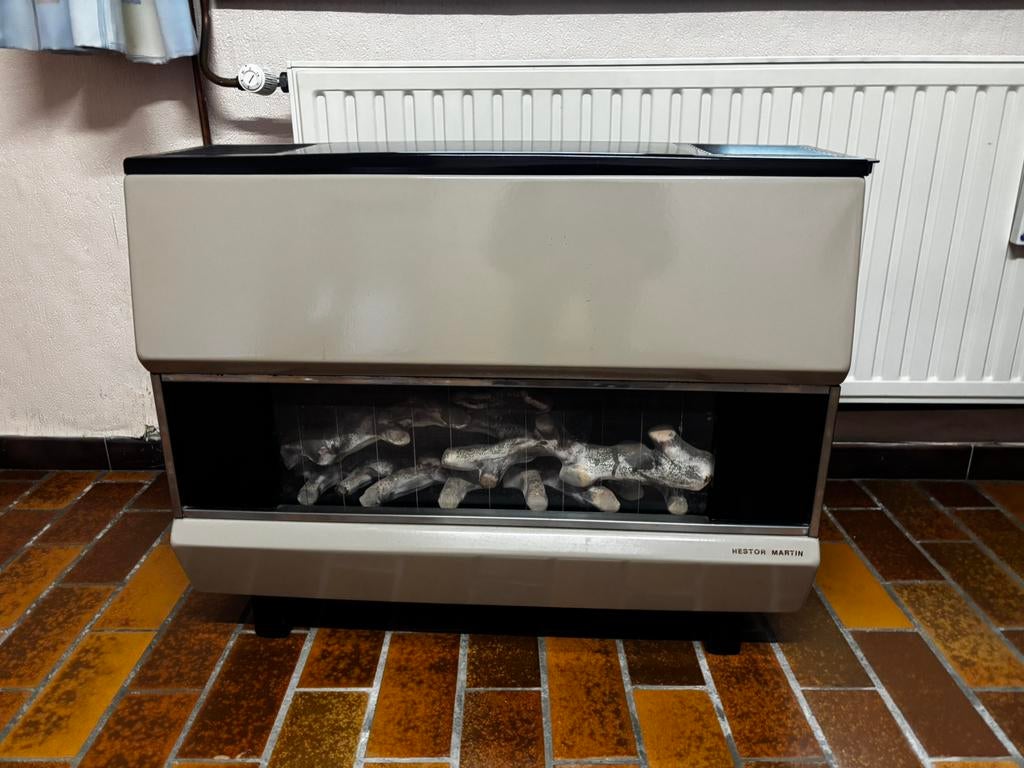 Poele au gaz nestor martin, Enlèvement, Utilisé