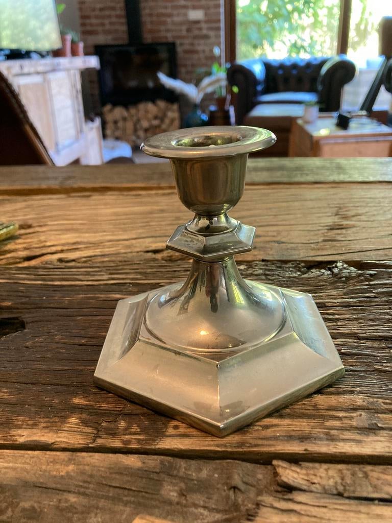 Chandelier vintage - bougeoir, Enlèvement ou Envoi