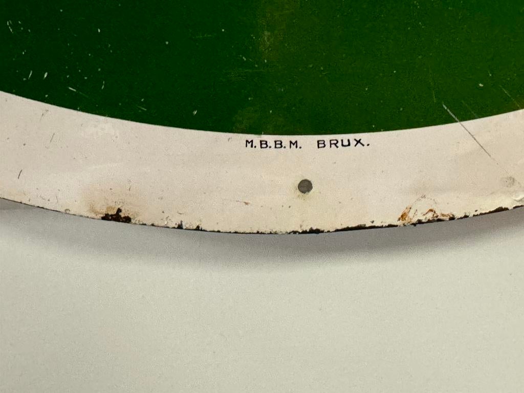 Ancienne enseigne publicitaire Castrol Bruxelles, Enlèvement ou Envoi, Utilisé, Panneau publicitaire