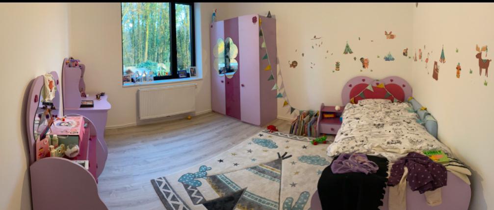 Chambre enfant fille rose complète:lit bureau table de nuit, Maison & Meubles, Enlèvement, Utilisé, Une personne, Fille rose