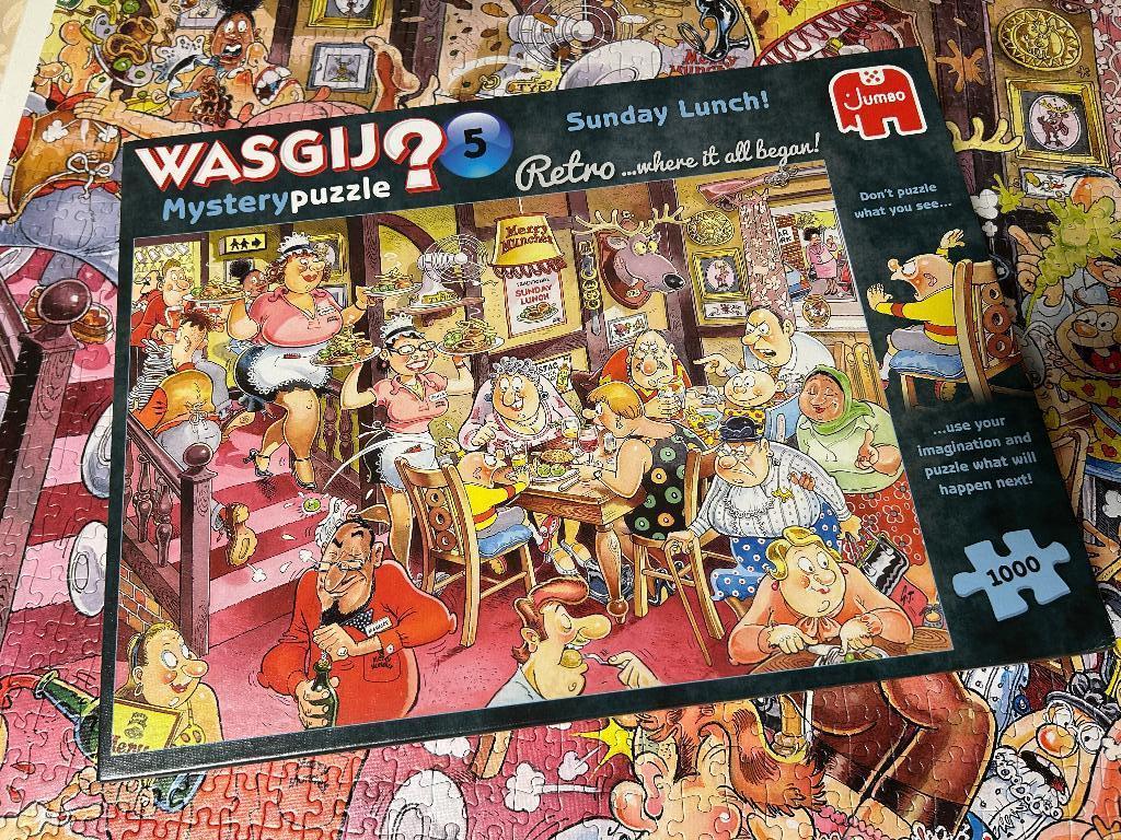 Puzzel Wasgij 1000 stukjes, Ophalen of Verzenden, 500 t/m 1500 stukjes, Zo goed als nieuw, Legpuzzel