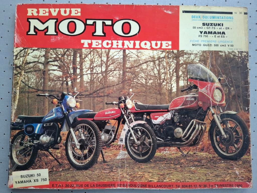 Suzuki GT/TS/ER 50 & Yamaha XS 750, Motoren, Ophalen, Suzuki