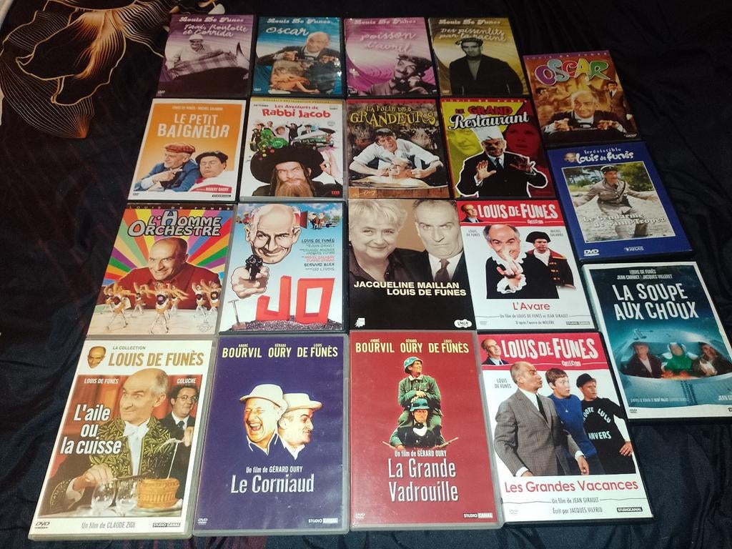 A vendre en DVD liste évolutive Louis De Funes, Tous les âges, Enlèvement ou Envoi, Comme neuf, Comédie d'action