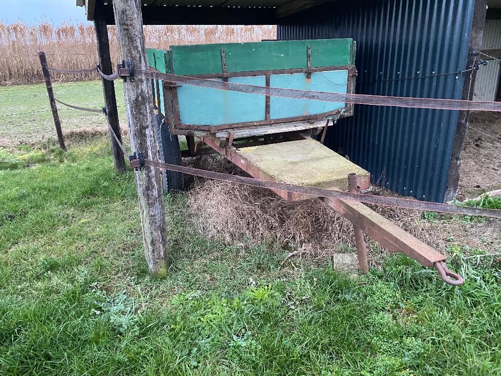 Boerenkar, driewielkar, Ophalen