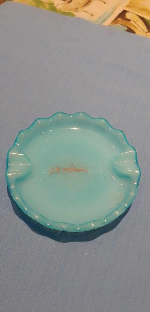 cendrier bleu azur publicitaire Agrippine, Collections, Enlèvement ou Envoi, Comme neuf, Cendrier