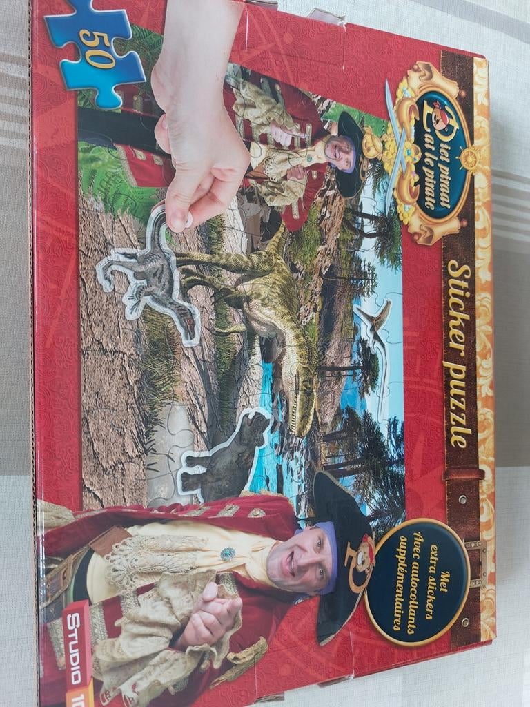 Puzzel Piet Piraat Studio 100 50 stuks, Ophalen of Verzenden, 10 tot 50 stukjes, Zo goed als nieuw, 2 tot 4 jaar