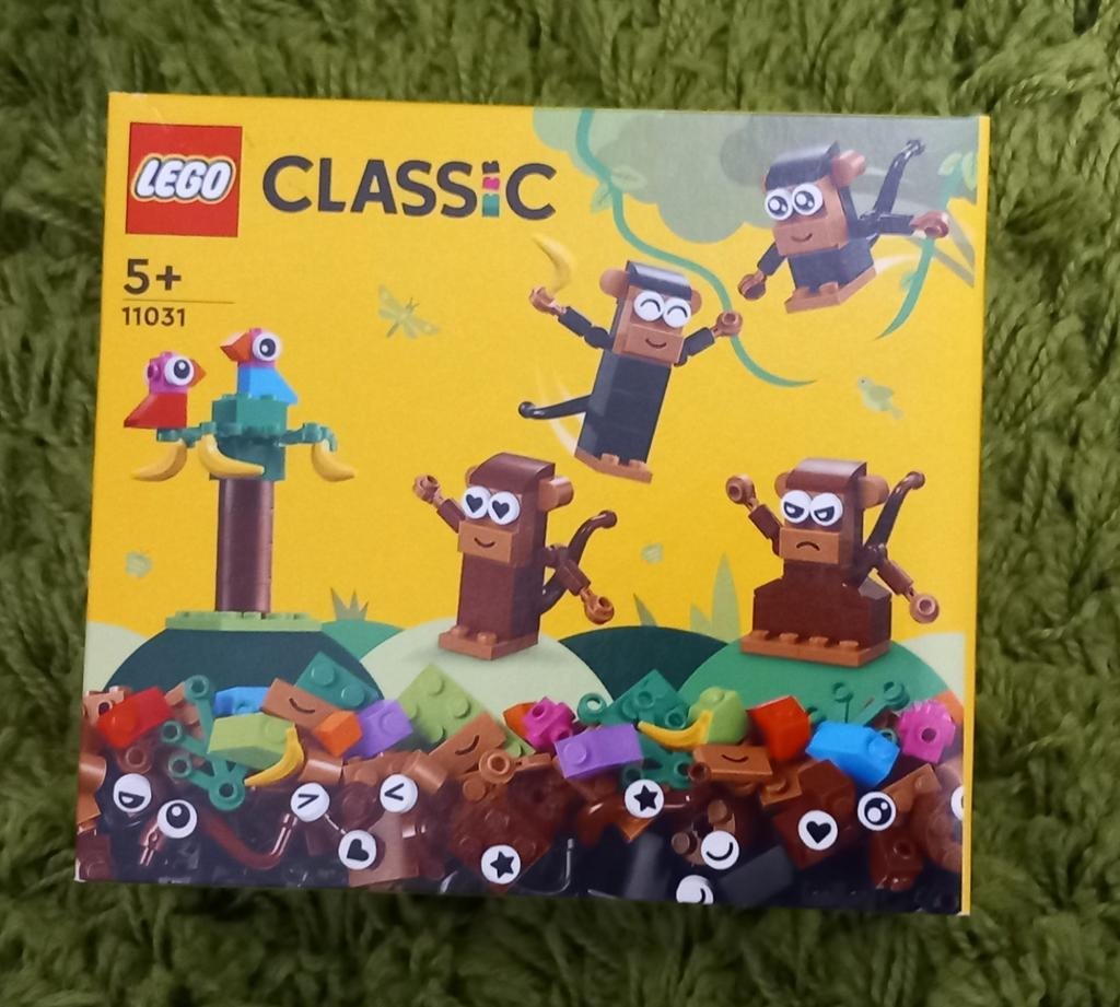 NIEUWE lego classic 11031 aapjes set, Ophalen of Verzenden, Lego