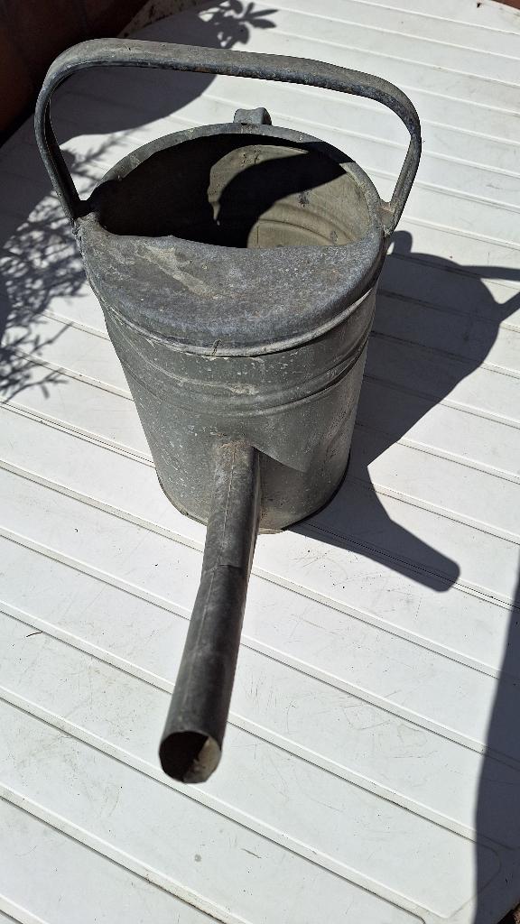 Arrosoir en zinc, Jardin & Terrasse, Arrosoirs, Enlèvement, Utilisé, Métal