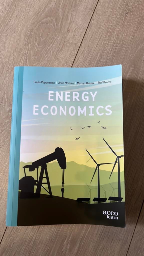 Energy Economics - Guido Pepermans, Boeken, Ophalen of Verzenden, Gelezen, Hoger Onderwijs