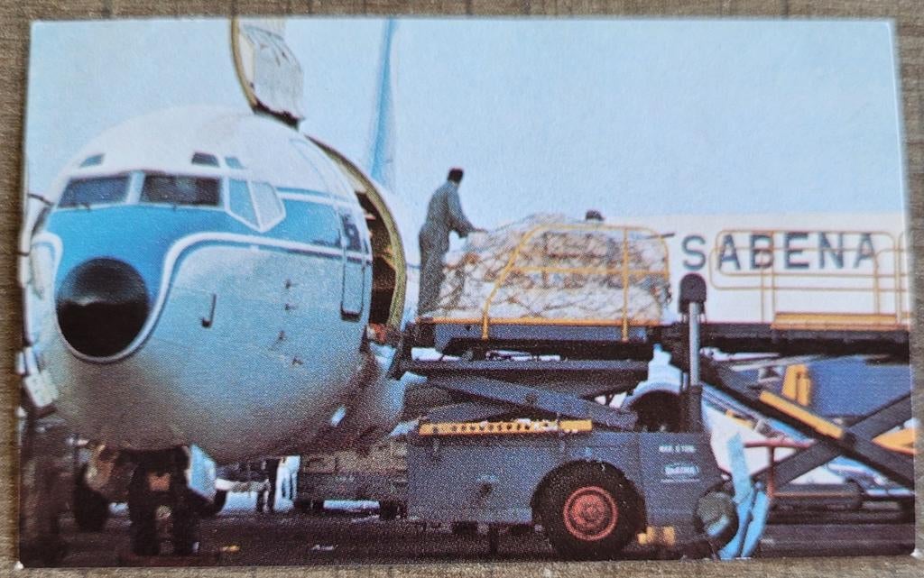 Oud fotoprentje: Sabena goederentransport, Verzamelen, Ophalen of Verzenden, Gebruikt, Overige onderwerpen, Prent