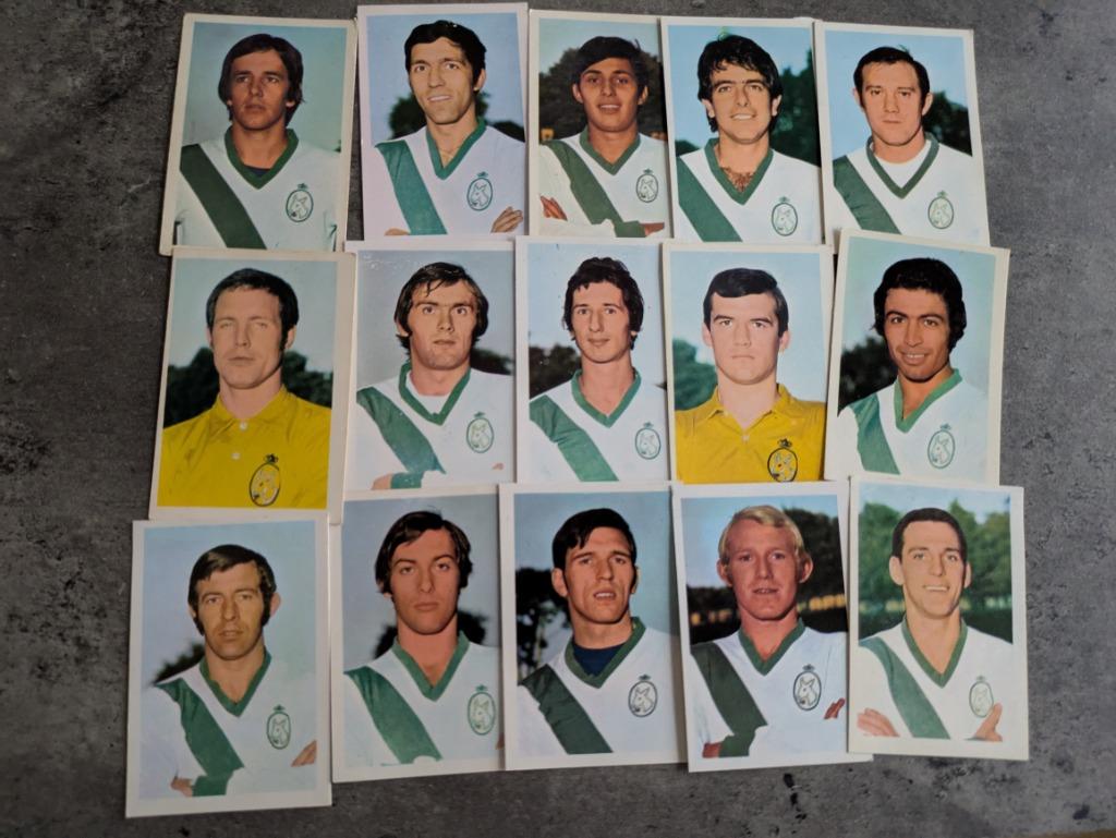 CROSSING SCHAERBEEK FOOTBALL 1970/1971 15X cartes, Envoi