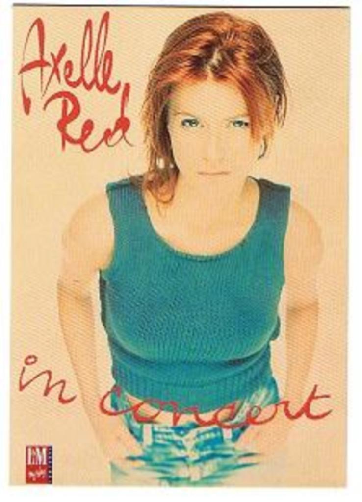 Prentkaart - briefkaart - carte posal - AXELLE RED, Ophalen of Verzenden