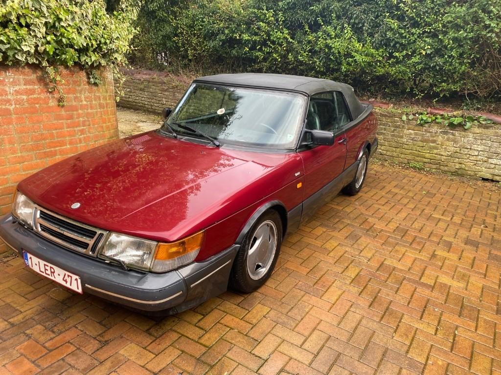 Saab classic 900, Auto's, Saab, Voorwielaandrijving, Cabriolet, Leder, Handgeschakeld