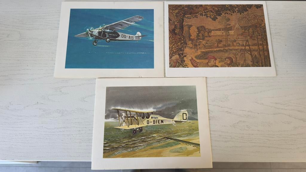 Sabena menu, Ophalen, Zo goed als nieuw