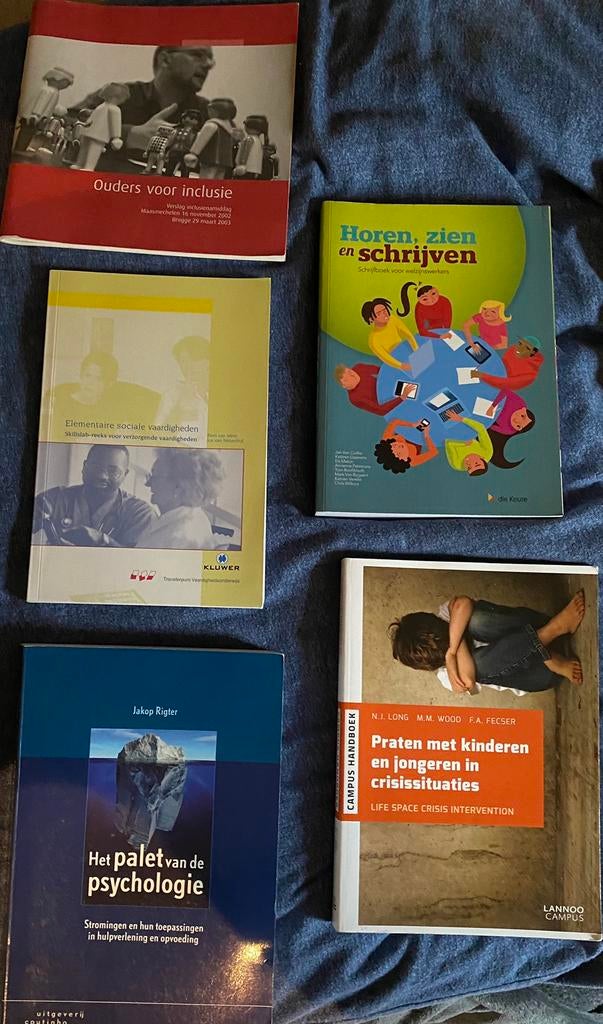 Orthopedagogie cursus + boeken, Boeken, Studieboeken en Cursussen, Ophalen, Gelezen