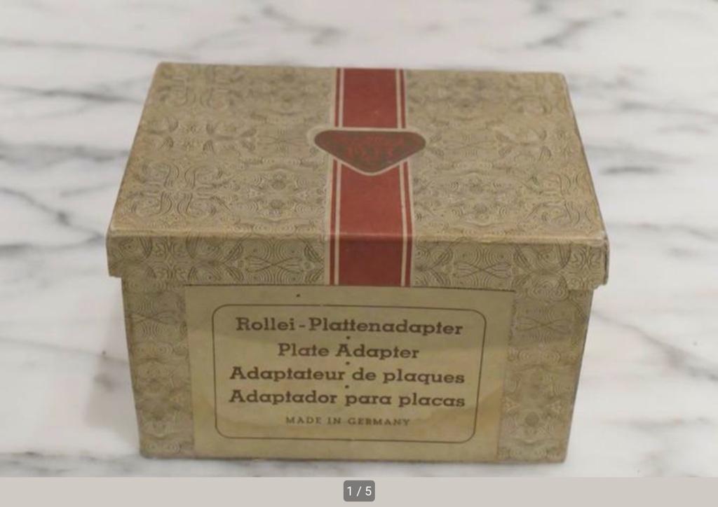 Kit d'adaptateurs pour plaques Rolleiflex, Enlèvement ou Envoi, Utilisé, Autres types