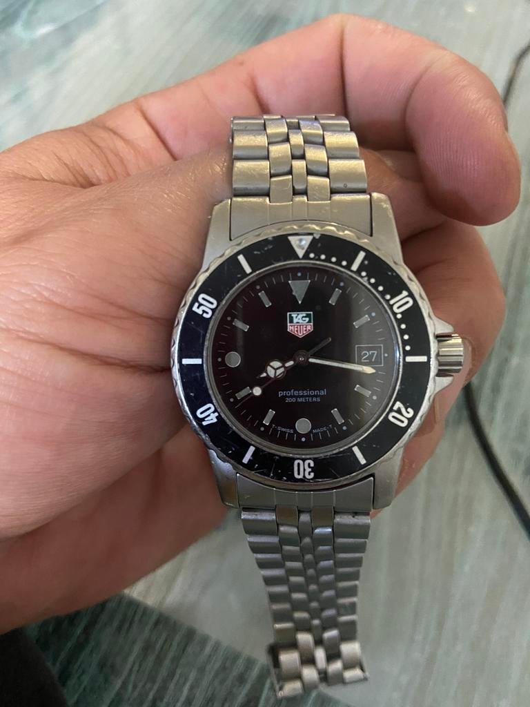 Tag Heuer jaar 1990  pile et test effectué 07/2024, Gebruikt