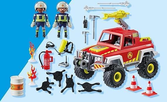 PLAYMOBIL | Camion de pompiers | LIVRAISON GRATUITE, Neuf, PLAYMOBILE, -, -