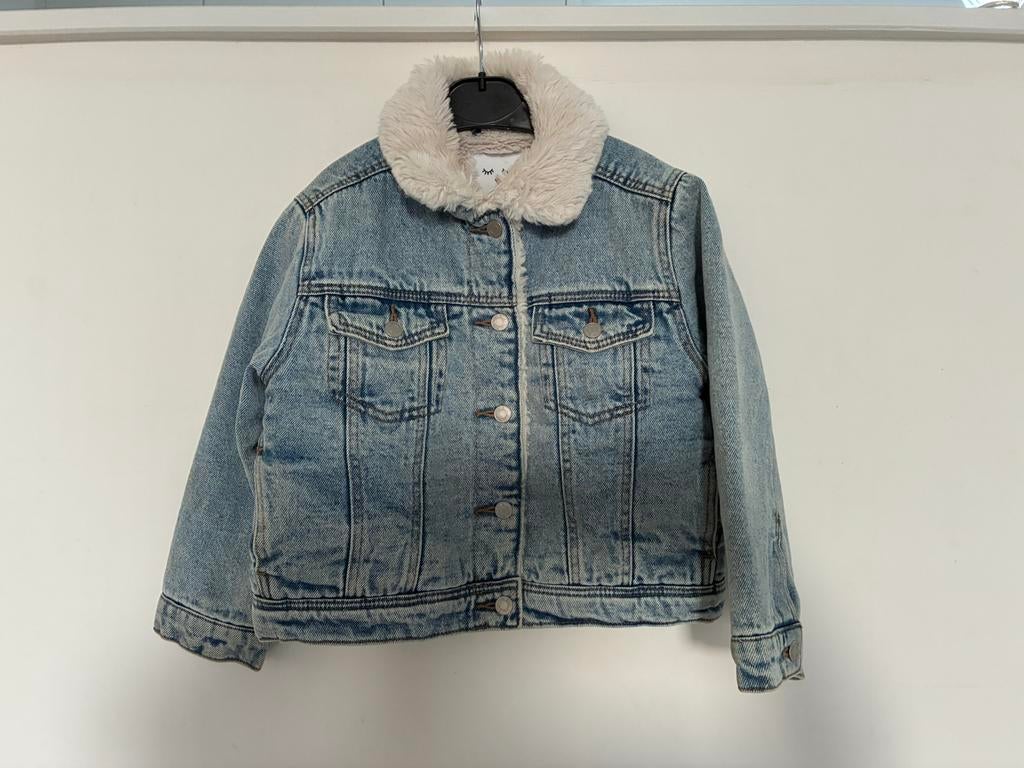 Gilet en teddy en jean Milla Star taille 110 comme neuve, Enfants & Bébés, Enlèvement ou Envoi, Comme neuf, Milla Star, Fille