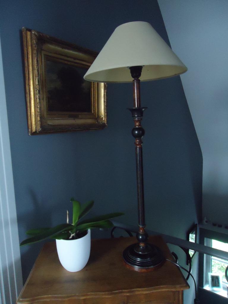 LAMPE SUR PIED, Maison & Meubles, Lampes | Lampadaires, Enlèvement, Comme neuf, Bois, Moins de 100 cm
