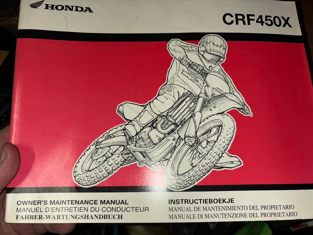 Manuel d'atelier du modèle Honda CRF450X 2006, Motos, Enlèvement ou Envoi, Honda