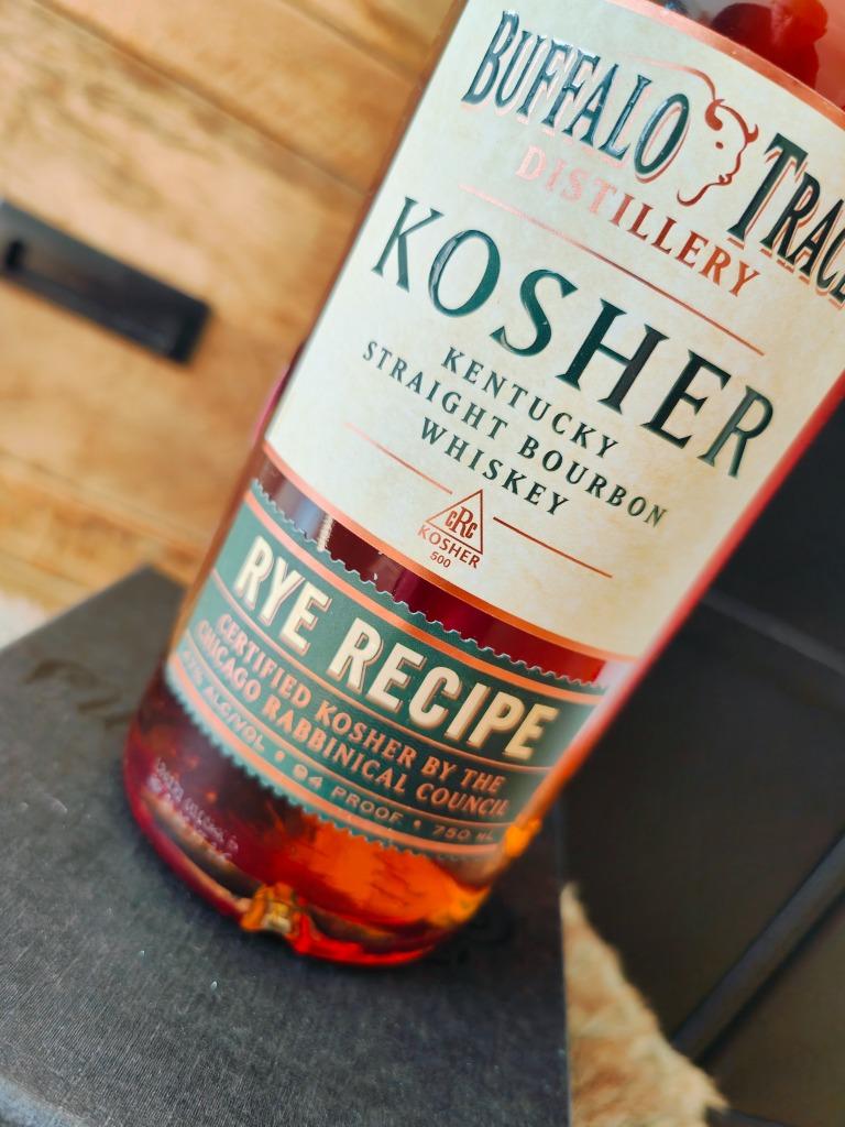Recette de seigle casher Buffalo Trace 94 Proof/ 47 % 75 cl, Collections, Vins, Neuf, Autres types, Autres régions, Pleine, Enlèvement ou Envoi