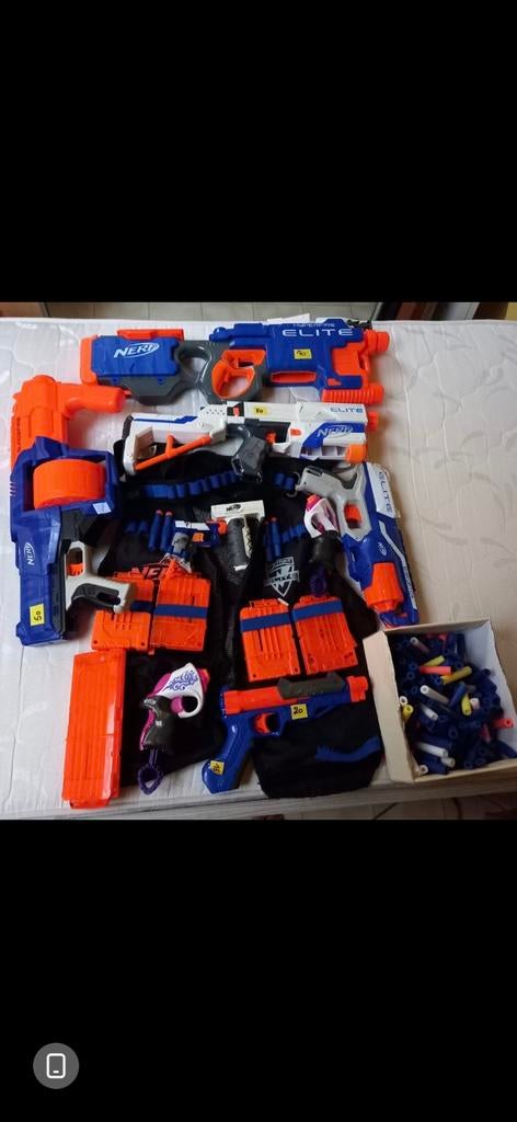 Pistolet, fusils avec flèchettes, filet, avec voiture de pom, Enfants & Bébés, Enlèvement ou Envoi