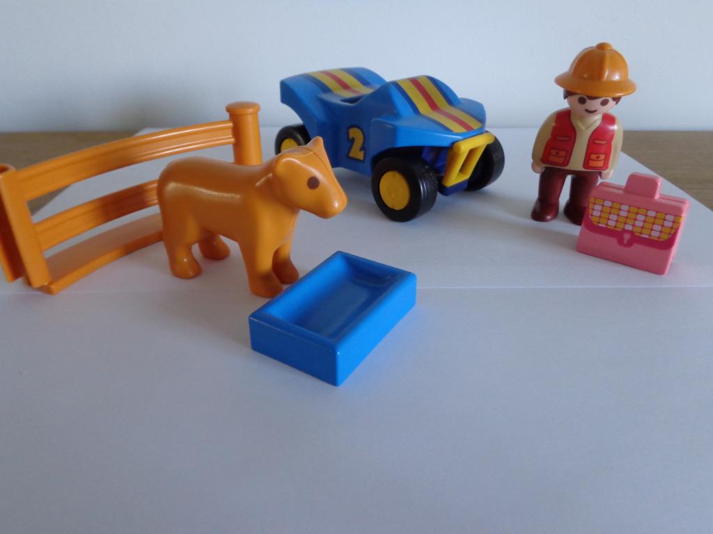 playmobil 123 personnage et pièces diverses, Enlèvement ou Envoi, Utilisé, Playmobil en vrac