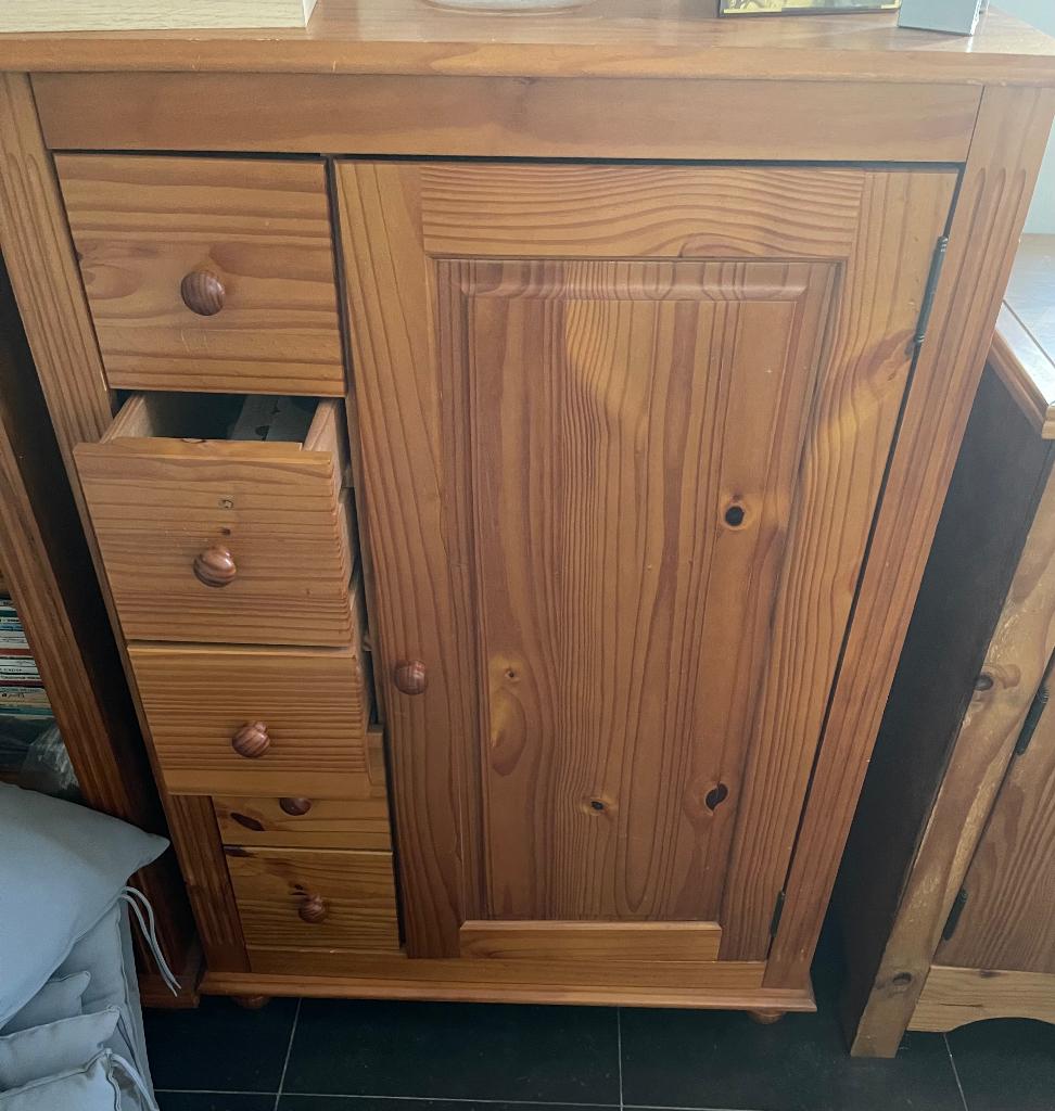 Commode, Maison & Meubles, Armoires | Commodes, 3 ou 4 tiroirs, 25 à 50 cm, Enlèvement, Utilisé