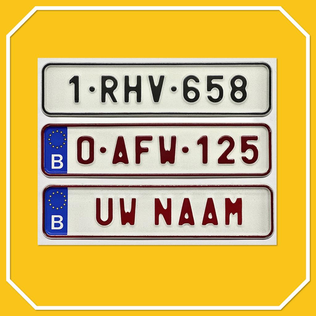 Kentekenplaat 17x4cm, ., Nieuw, Ophalen of Verzenden, .