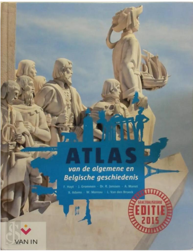 Atlas van de algemene en Belgische geschiedenis editie 2015, Ophalen, Zo goed als nieuw, ASO, Geschiedenis