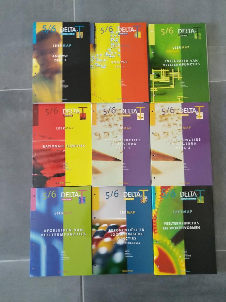 Wiskunde Delta-T leermappen derde graad tso, Boeken, Studieboeken en Cursussen, Nieuw, Overige niveaus, Ophalen of Verzenden