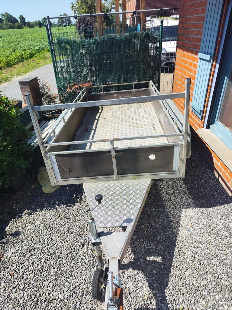 TE HUUR dubbelas aanhangwagen 750kg, Enlèvement