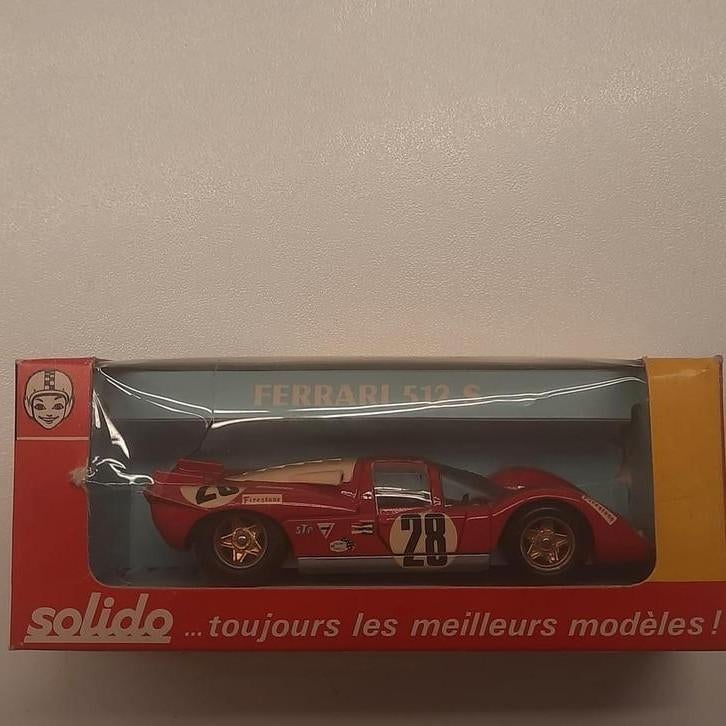 SOLIDO FRANCE N 182 -1/43 : FERRARI 512S *VINTAGE*MIB*, Enlèvement, Neuf, Voiture, Solido