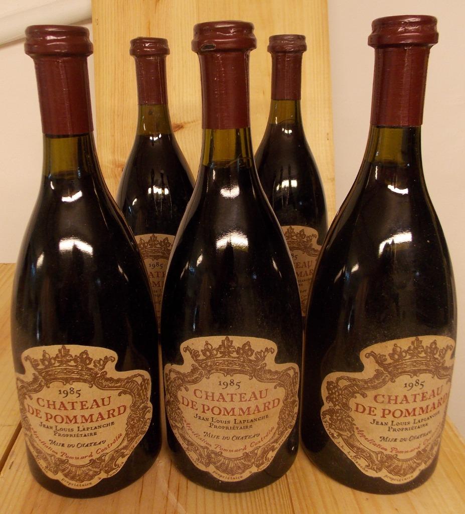Château de Pommard 1985/1974 Laplanche Gd Vin de Bourgogne, Collections, Vins, Neuf, Enlèvement ou Envoi, Pleine, Vin rouge