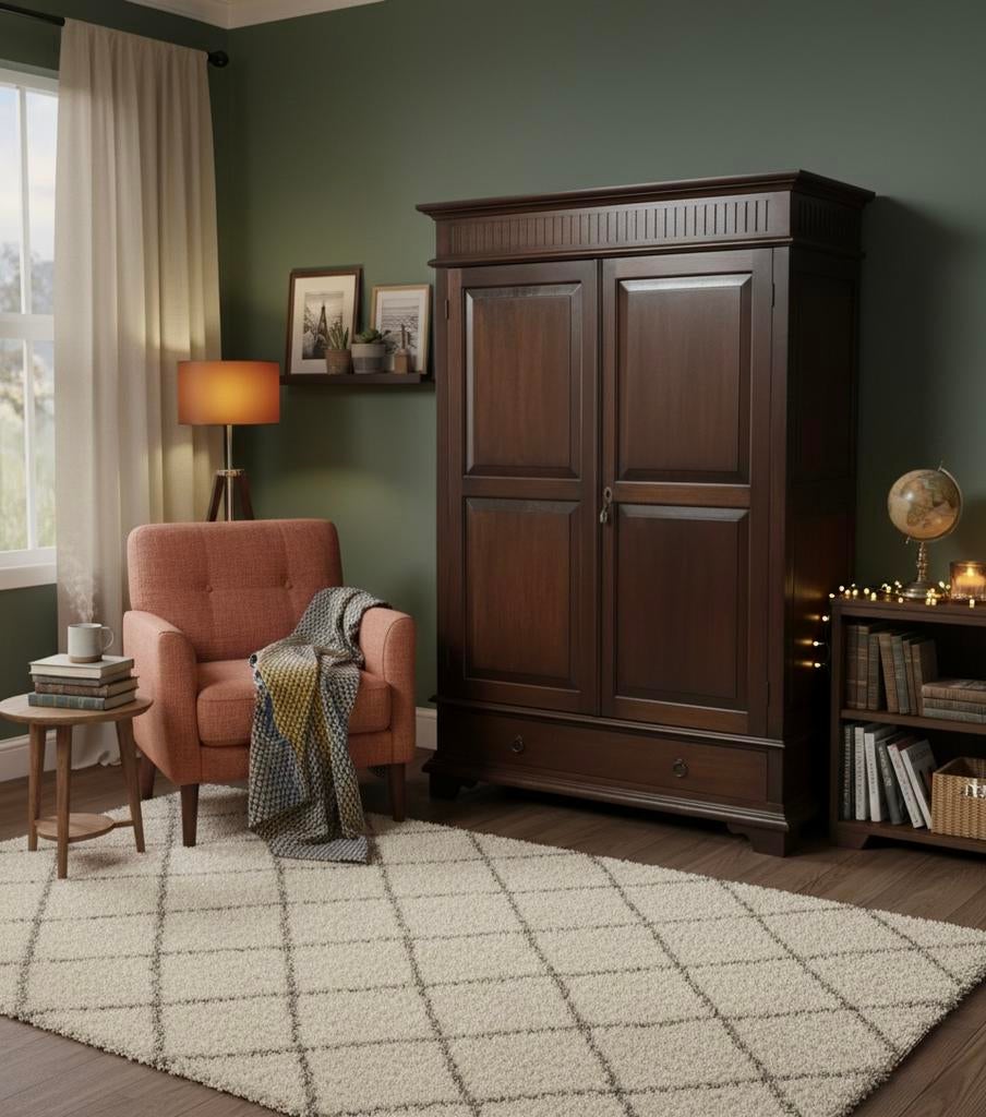 Teak kledingkast opbergkast keukenkast., Teakhout, Nieuw, Massief teak, Ophalen of Verzenden