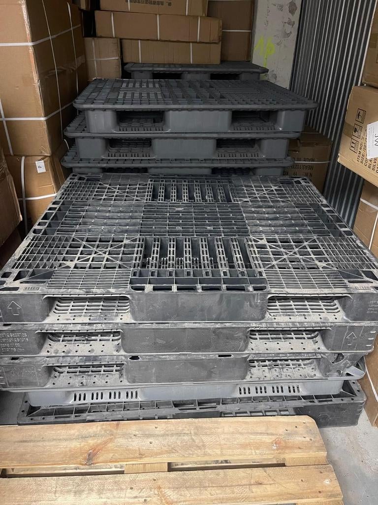 Kunststof pallets, Jardin & Terrasse, Terrasses, Synthétique, Enlèvement