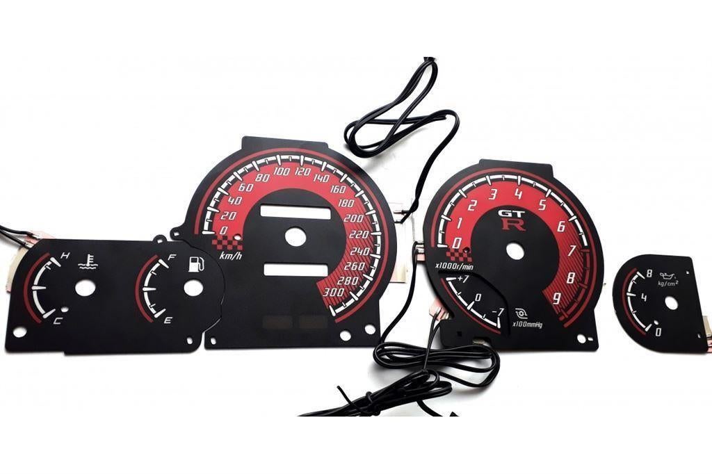 Nissan Skyline GT-R R33 – Indiglo Tellerplaten II, Ophalen of Verzenden