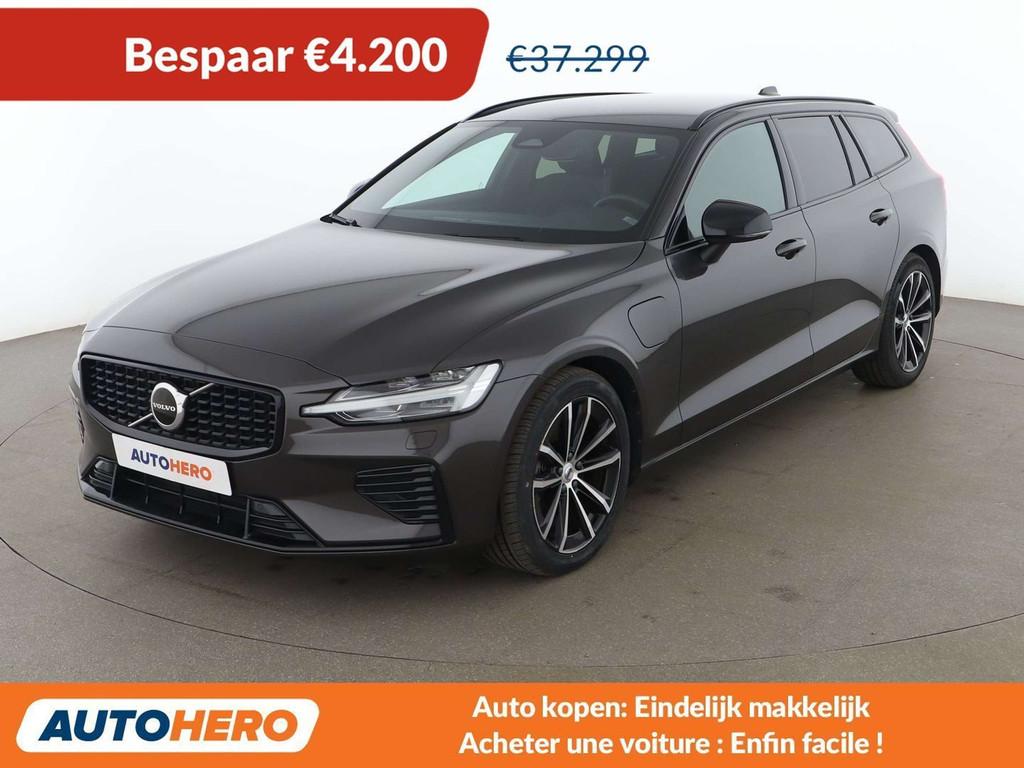 Volvo V60 2.0 T6 Recharge Plug-in Hybrid Plus Dark AWD, Auto's, Volvo, Automaat, 341 pk, Gebruikt, 1969 cc