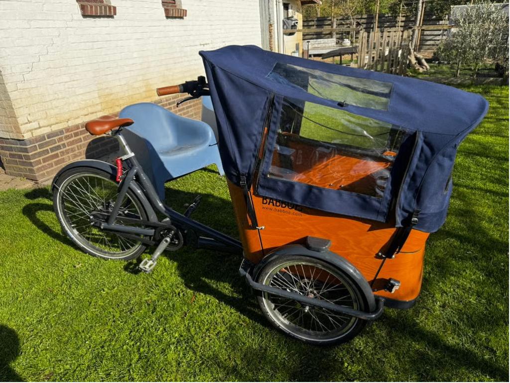 Babboe bakfiets Curve Mountain (inclusief certificaat), Vélos & Vélomoteurs, Autres marques, Électrique, Comme neuf, Enlèvement