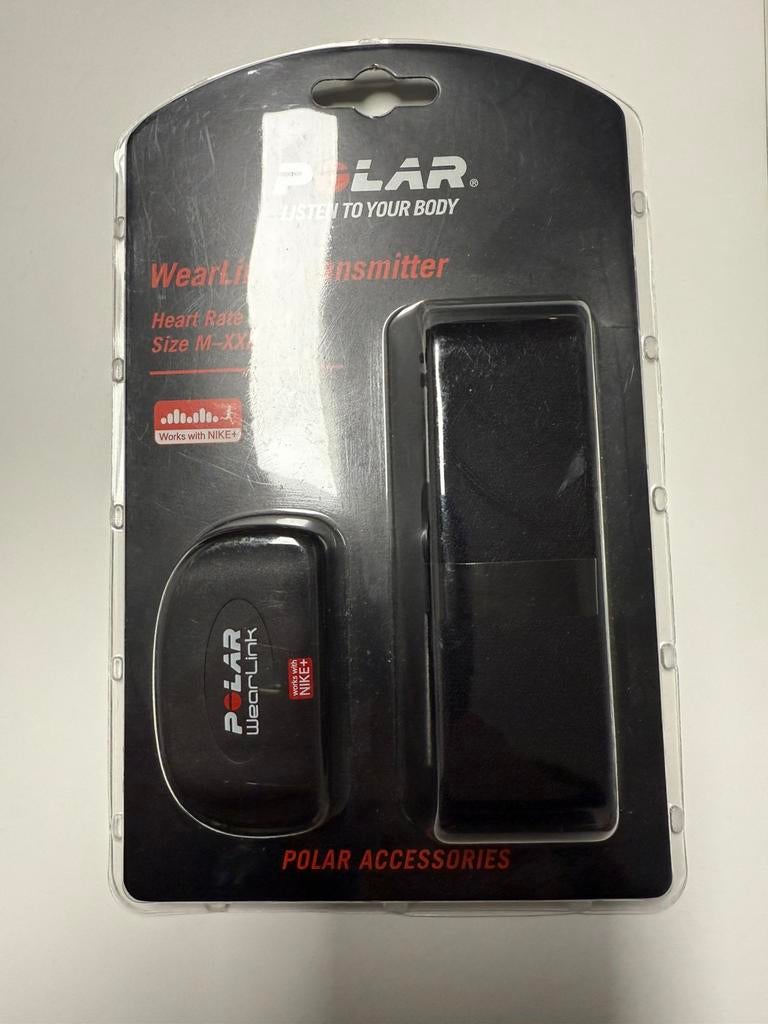 Polar WearLink transmitter Nike+, Sport en Fitness, Hartslagmeters, Ophalen, Nieuw, Polar, Met borstriem