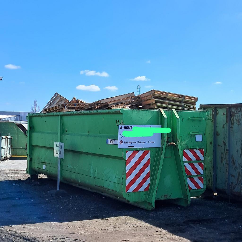 GRATIS CONTAINER BRANDHOUT!, Ophalen