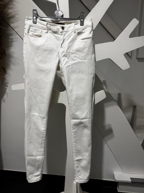 witte skinny massimo dutti broek 38, Kleding | Dames, Massimo Dutti, Ophalen of Verzenden, Maat 38/40 (M), Wit