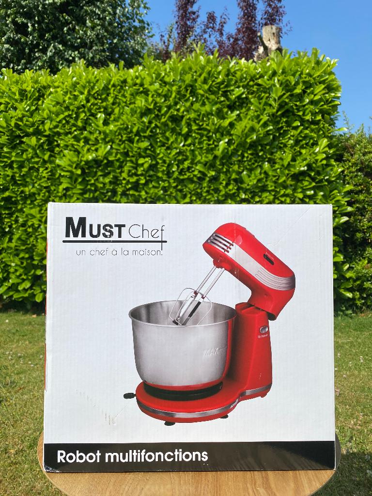 Robot de cuisine Must Chef - Neuf, Electroménager, Mélangeurs de cuisine, Neuf, Résiste au lave-vaisselle, Enlèvement ou Envoi