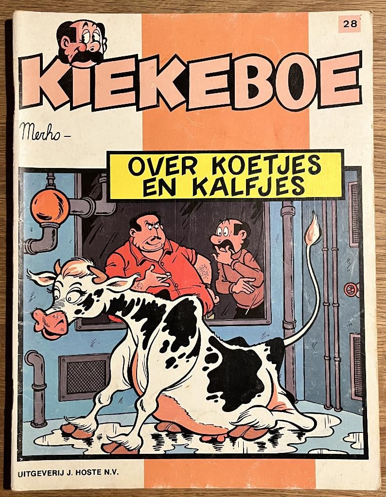 Kiekeboe - Over koetjes en kalfjes - 28 1e dr (1985) Strip, Une BD, Utilisé