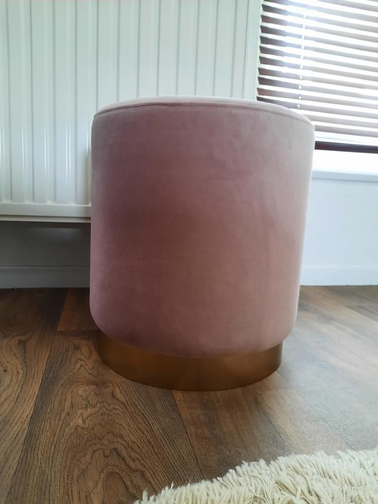 Poef velours Furnified, Maison & Meubles, Enlèvement, Comme neuf